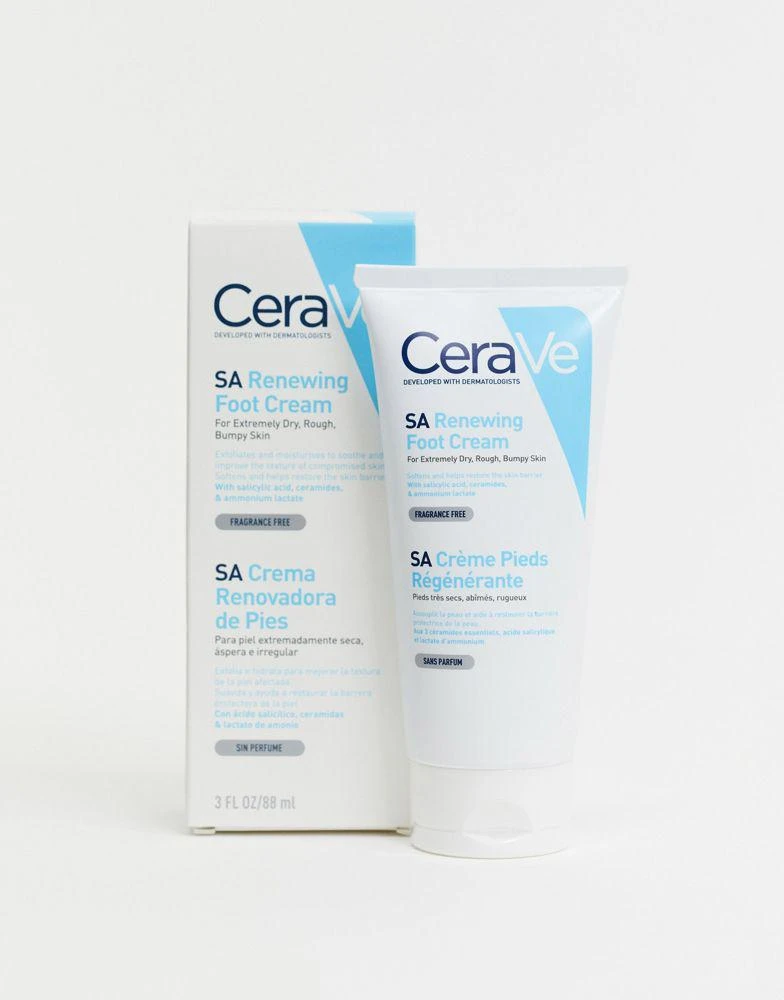 商品CeraVe|CeraVe SA Renewing Foot Cream 88ml,价格¥93,第1张图片