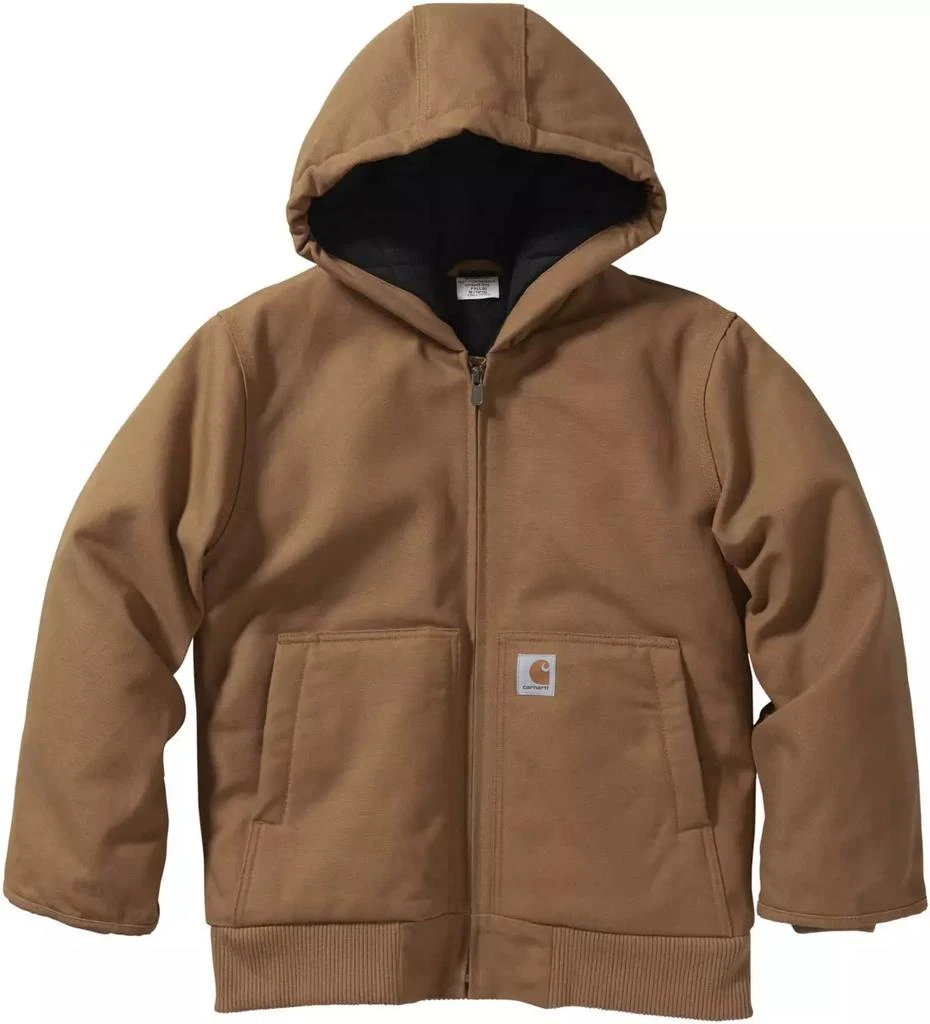 商品Carhartt|Carhartt Boys' Canvas Insulated Hooded Active Jacket,价格¥660,第1张图片