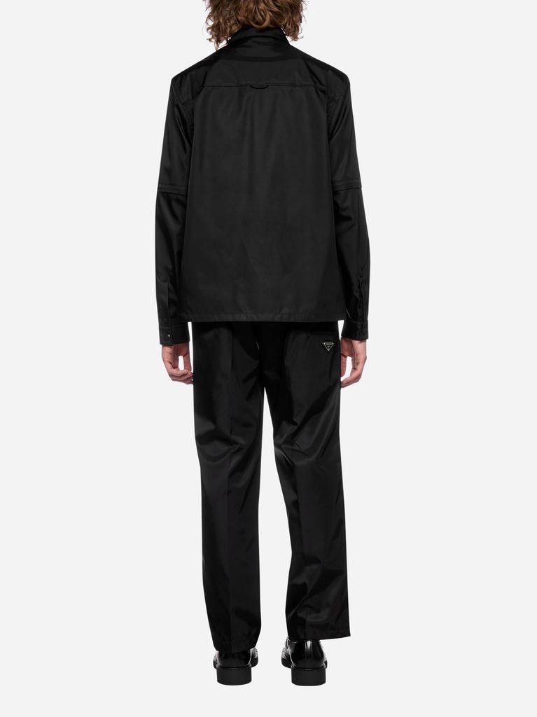 Prada Men's  Black Polyamide Shirt商品第4张图片规格展示