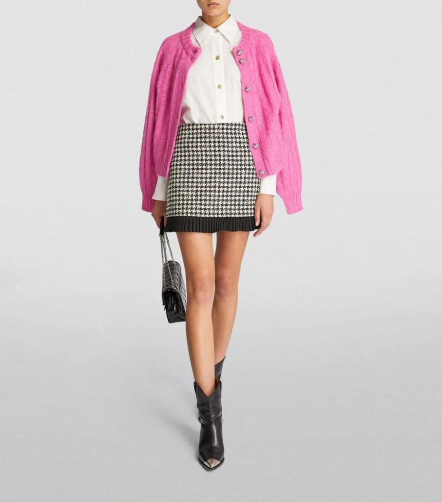 商品Sandro|Tweed Houndstooth Mini Skirt,价格¥1833,第2张图片详细描述