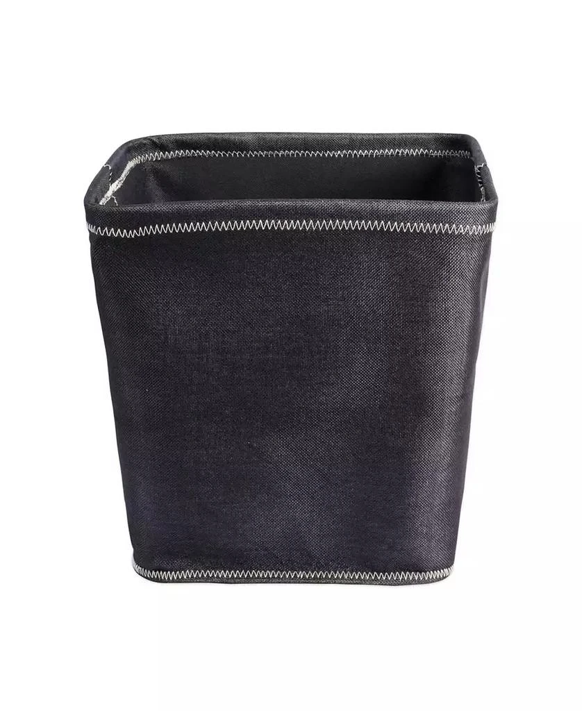 商品Design Imports|Polyester Bin Zig-Zag Stitch Variegated Trapezoid Set of 2,价格¥187,第2张图片详细描述