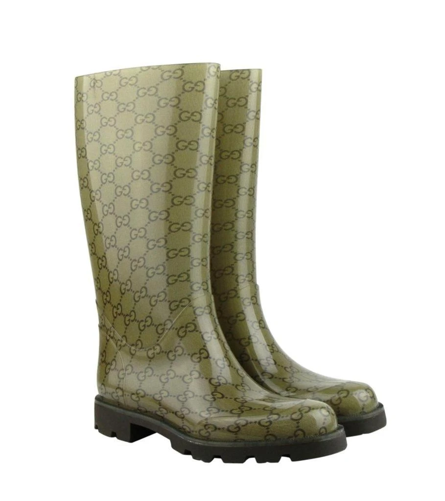 商品Gucci|Gucci Women's Guccissima Pattern Rubber Rain Boots,价格¥6113,第4张图片详细描述