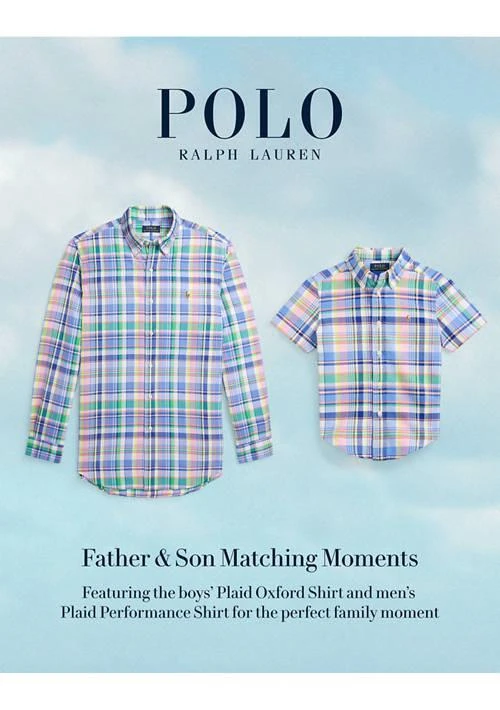 商品Ralph Lauren|Lauren Childrenswear Boys 2 6X Plaid Cotton Oxford Short Sleeve Shirt,价格¥188,第3张图片详细描述