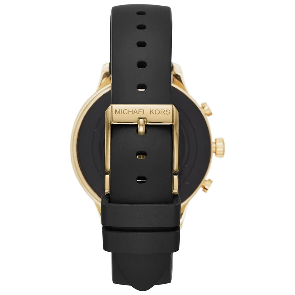 商品Michael Kors|Access Unisex Runway Black Silicone Strap Touchscreen Smart Watch 41mm, Powered by Wear OS by Google™,价格¥1126,第4张图片详细描述