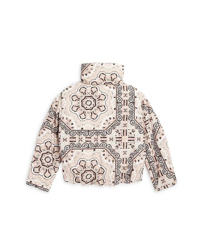 商品Moncler|Girls' Estonal Bandana Print Down Jacket - Big Kid,价格¥2198,第2张图片详细描述