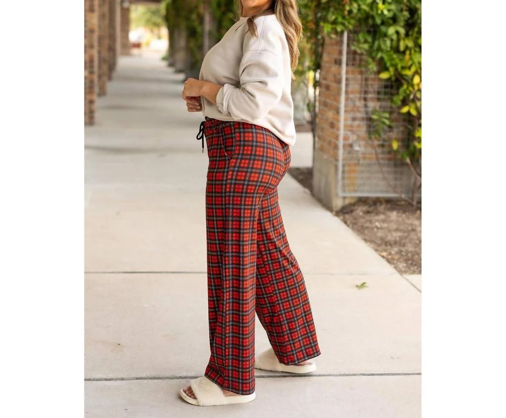 商品Julia Rose|Julia Rose - Noelle Plaid Pajama Pants,价格¥657,第2张图片详细描述