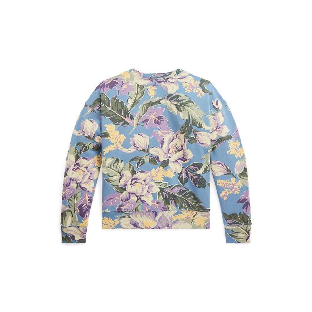 商品Ralph Lauren|Big Girls Floral French Terry Sweatshirt,价格¥287,第4张图片详细描述