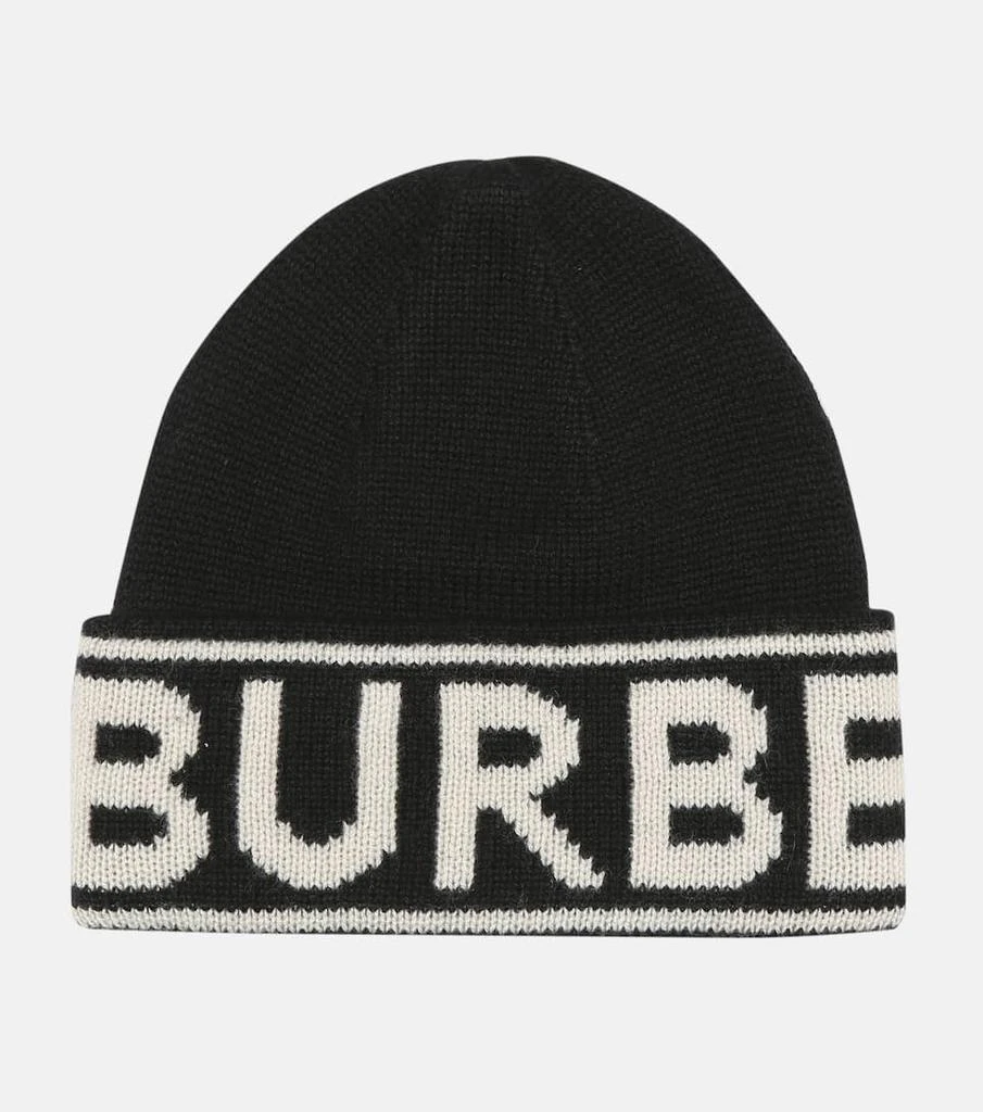 商品Burberry|Logo cashmere beanie,价格¥1853,第1张图片