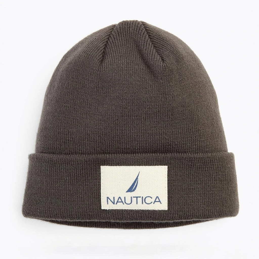 商品Nautica|Nautica Skull Cuff Hat,价格¥81,第1张图片详细描述