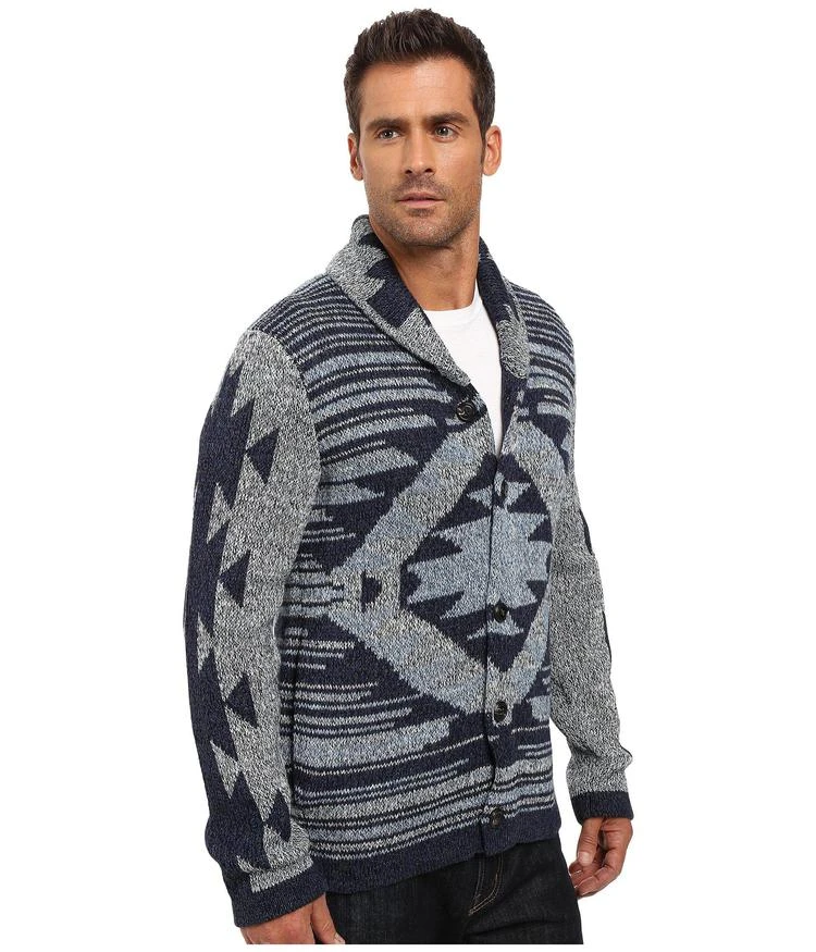 商品Lucky Brand|Ladder Back Jacquard Shawl Cardigan,价格¥720,第4张图片详细描述