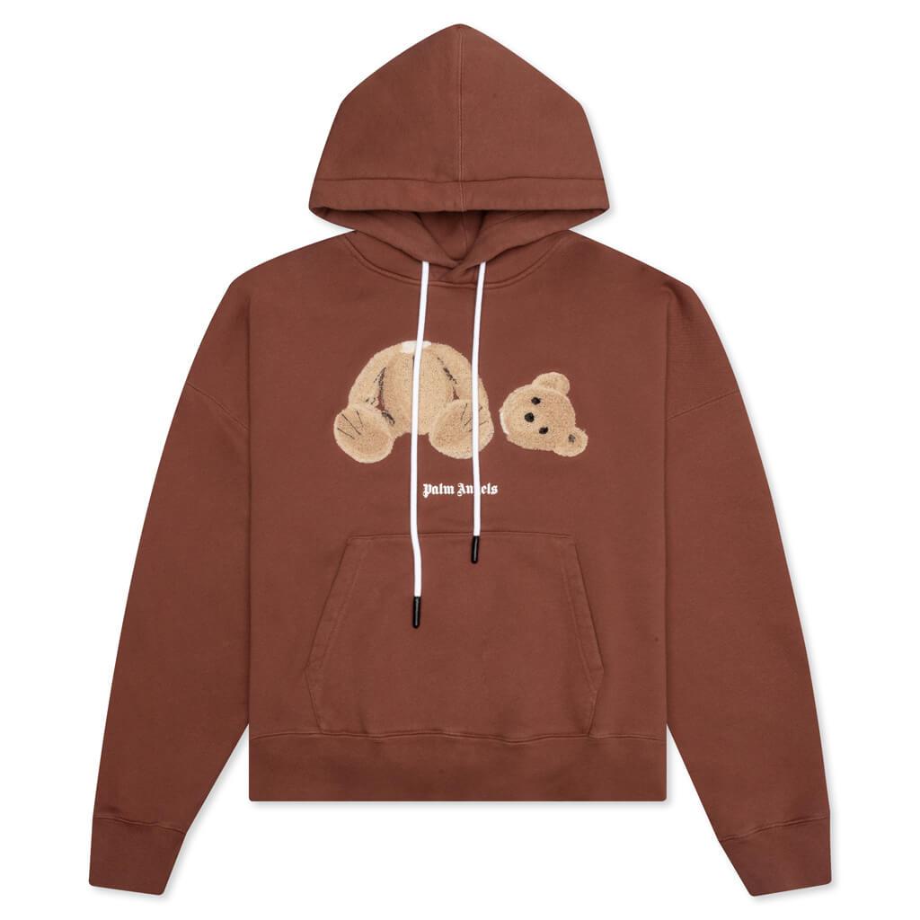 Palm Angels PA Bear Hoodie - Tan/Brown商品第1张图片规格展示