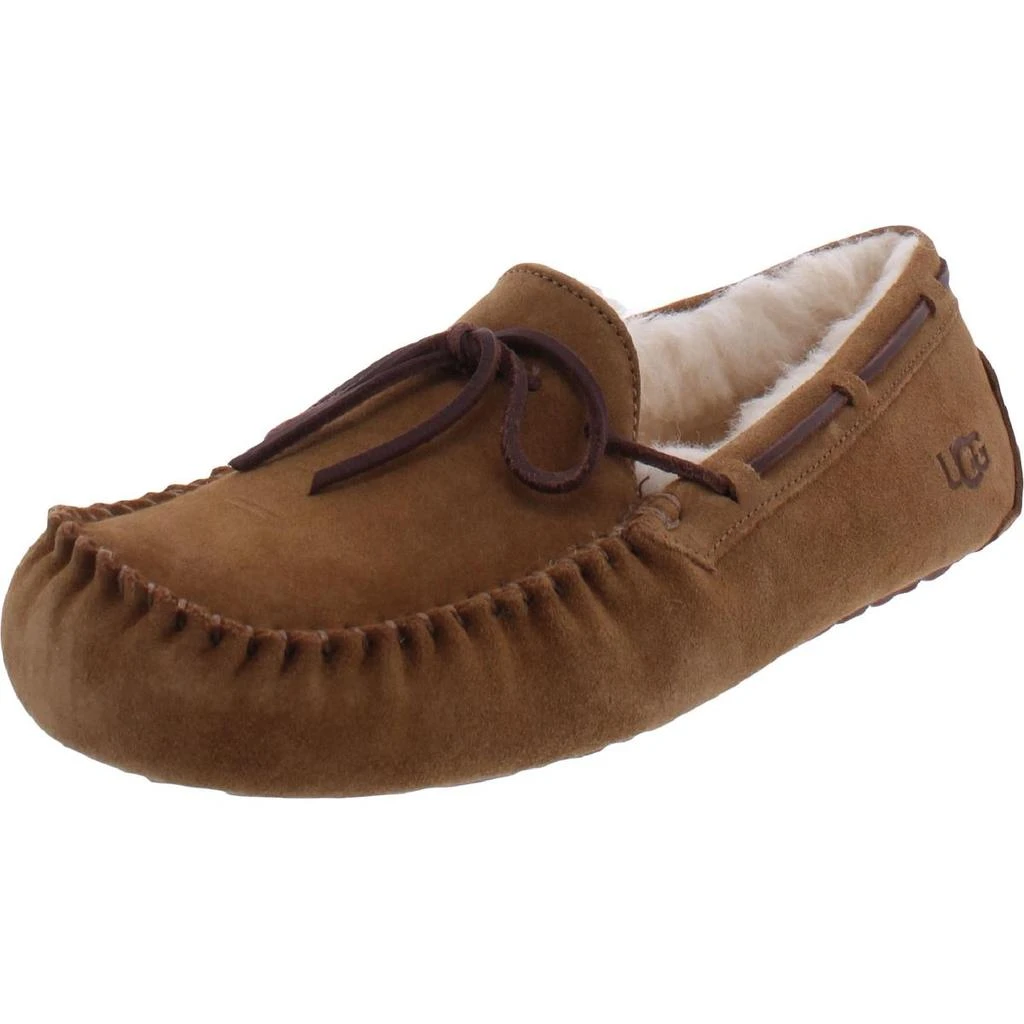 商品UGG|Ugg Dakota Women's Leather Wool Lined Slip On Moccasin Slippers,价格¥412,第3张图片详细描述