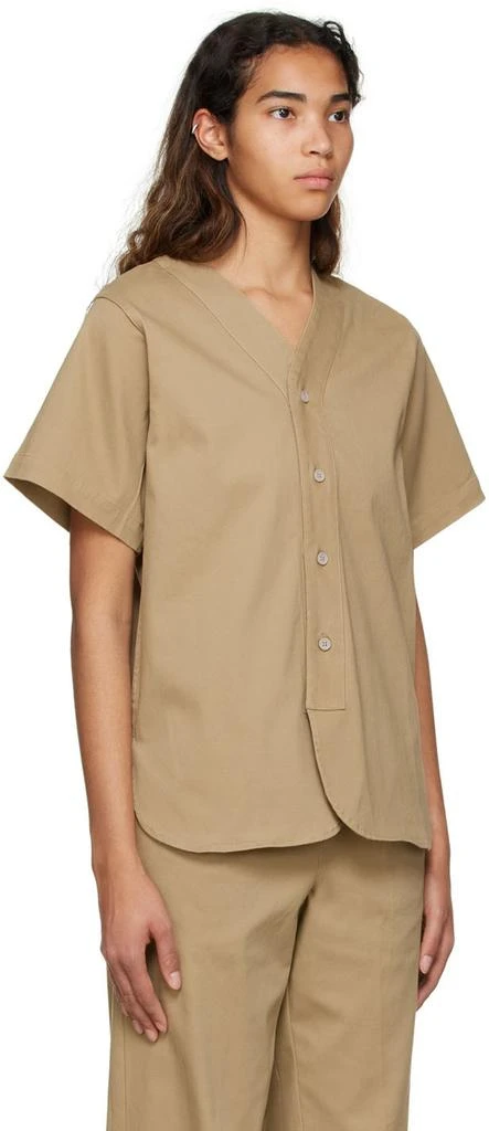 商品Essentials|Tan Cotton Shirt,价格¥403,第2张图片详细描述