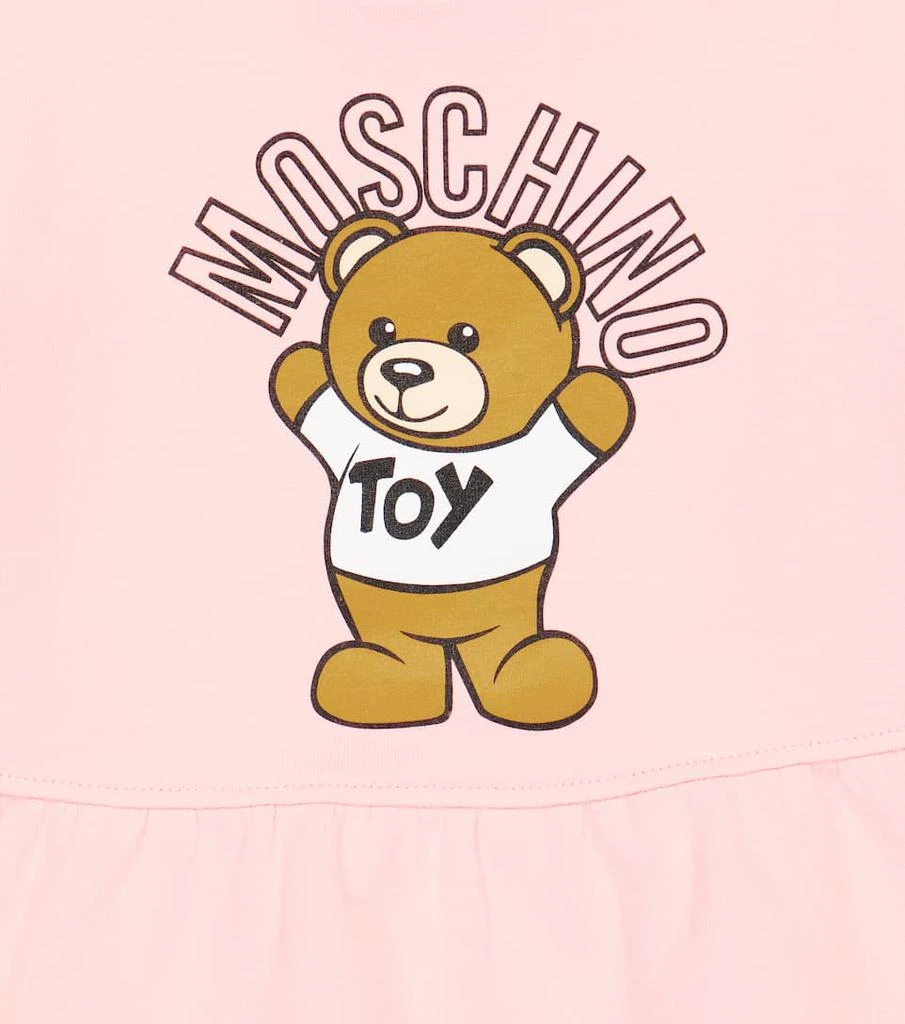 商品Moschino|婴幼儿 — 棉质混纺运动衫式连衣裙,价格¥482,第3张图片详细描述