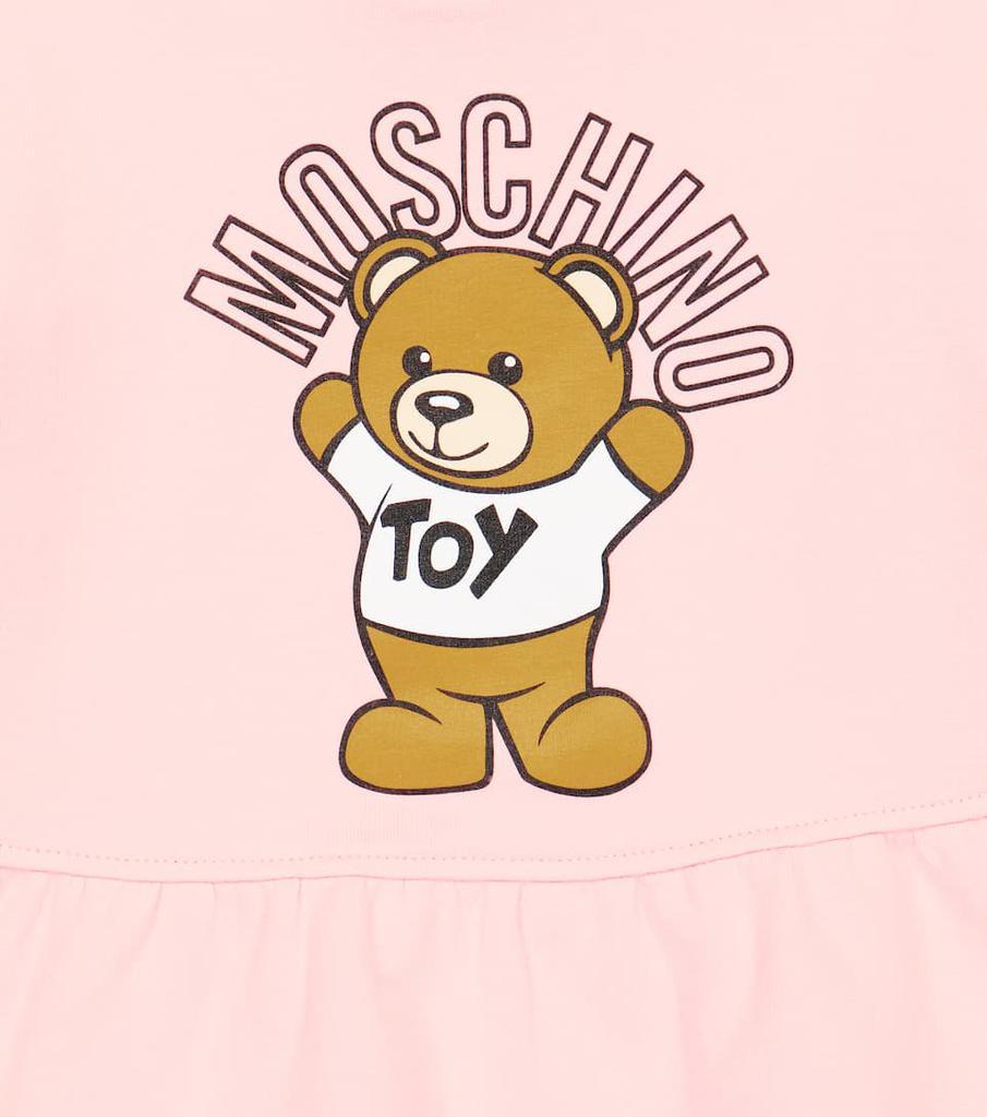 商品Moschino|婴幼儿 — 棉质混纺运动衫式连衣裙,价格¥608,第5张图片详细描述