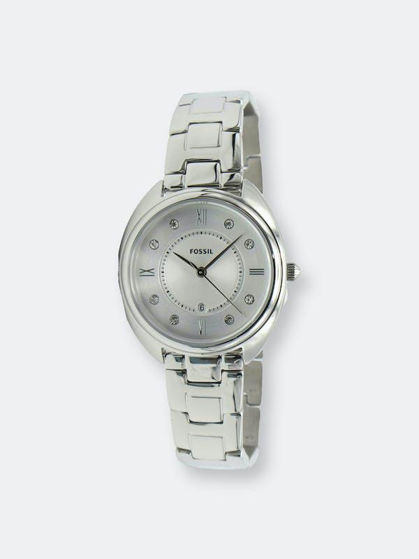 Fossil Women's Gabby Dress Watch Silver (Grey) ONE SIZE商品第1张图片规格展示