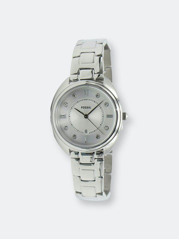 商品Fossil|Fossil Women's Gabby Dress Watch Silver (Grey) ONE SIZE,价格¥650,第1张图片