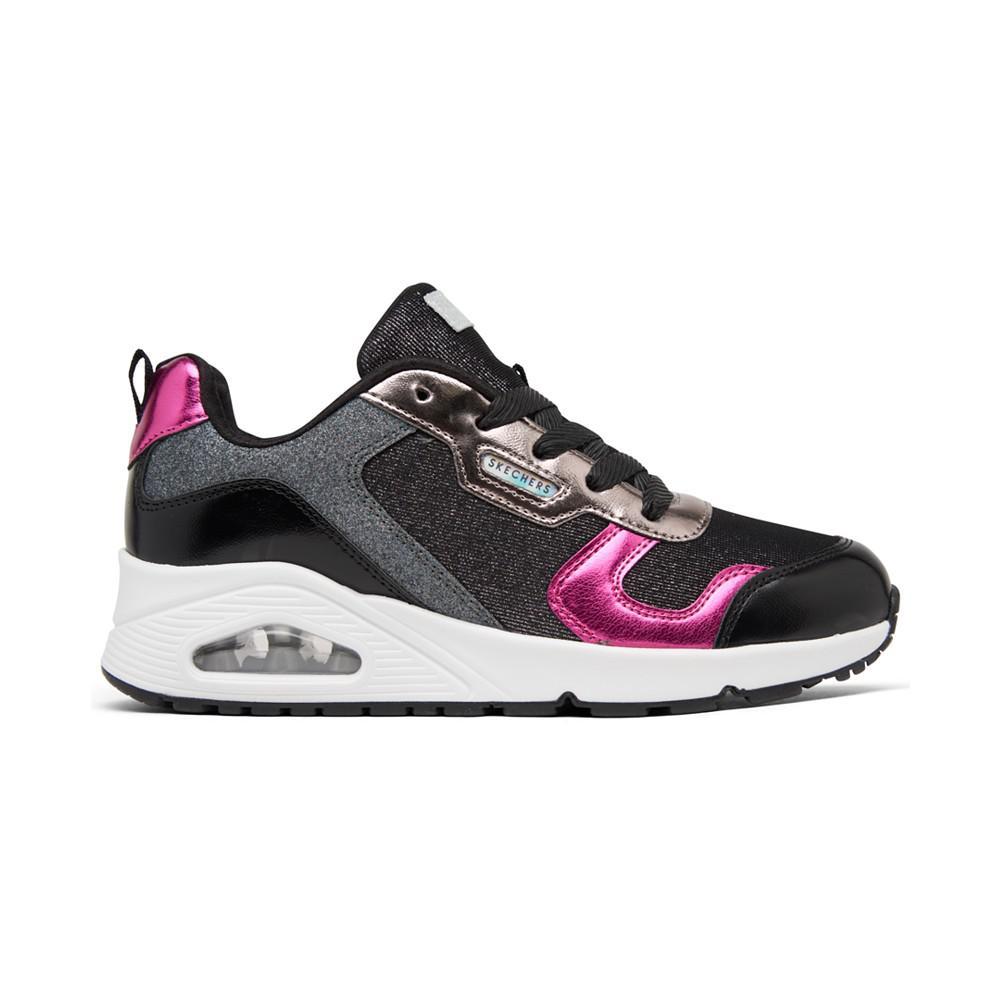 商品SKECHERS|Big Girls Uno - Metallic Remix Casual Sneakers from Finish Line,价格¥330,第4张图片详细描述