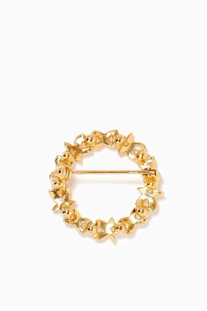 商品Susan Caplan Vintage|1980s vintage faux pearl wreath brooch,价格¥365,第2张图片详细描述