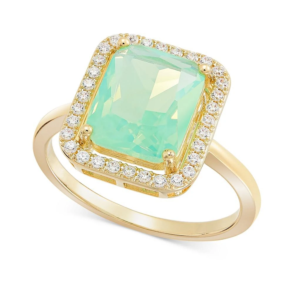 商品Charter Club|Gold-Tone Pavé & Color Emerald-Cut Crystal Ring, Created for Macy's,价格¥67,第1张图片