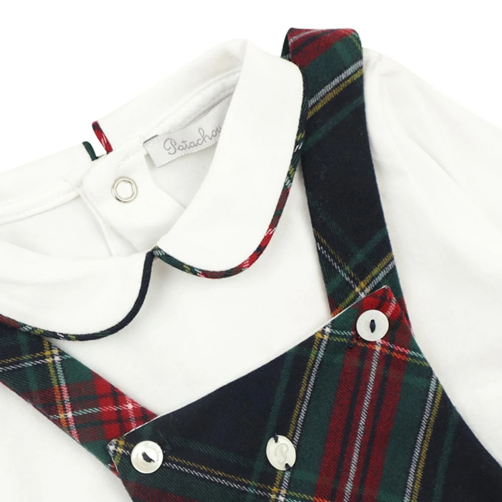 商品Patachou|Red Green & White Tartan Shortie,价格¥189,第2张图片详细描述