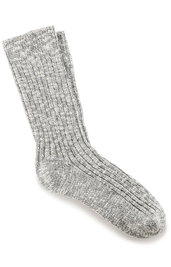 商品Birkenstock|Cotton Slub Socks - Gray White,价格¥135,第2张图片详细描述