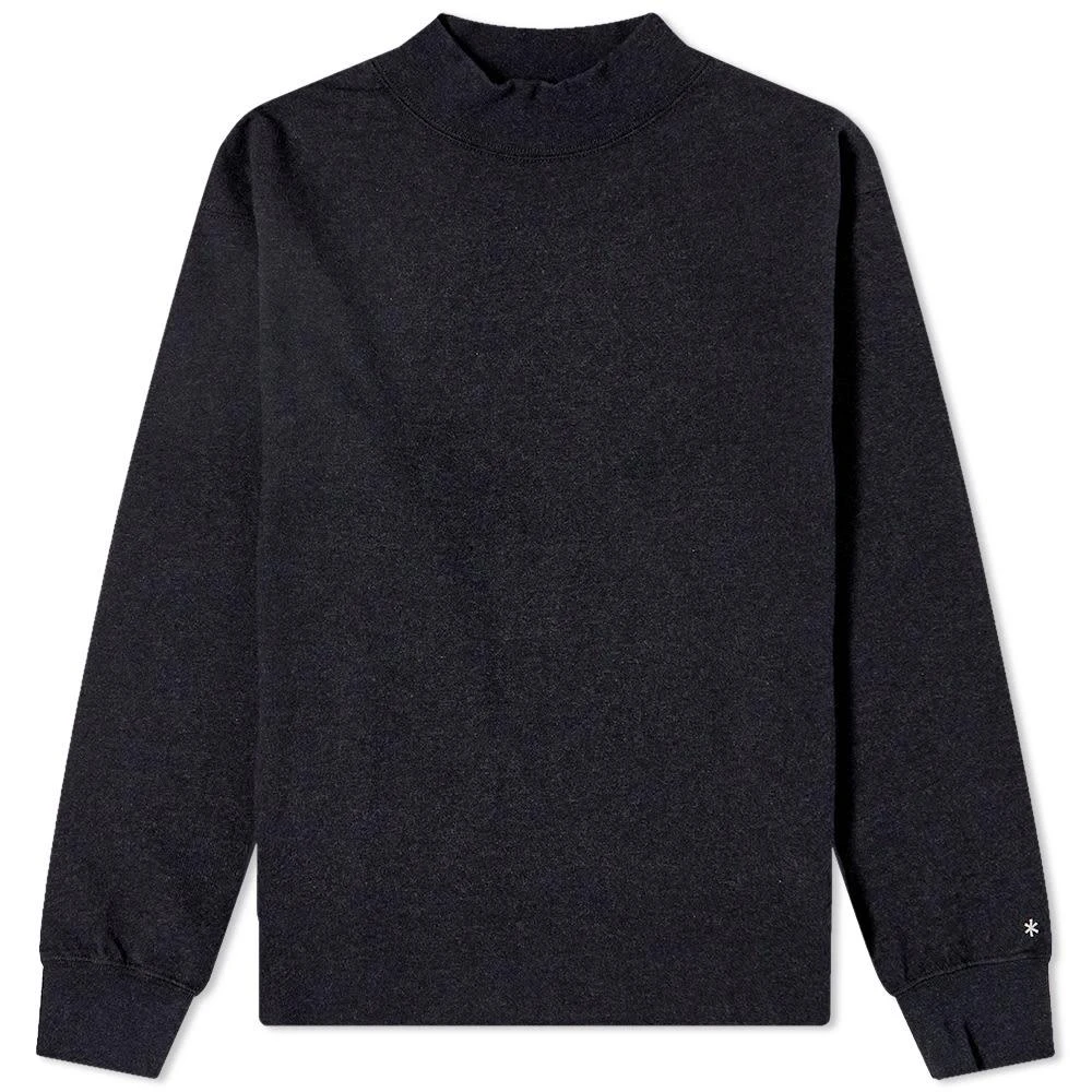 商品Snow Peak|Snow Peak Recycled Cotton Long Sleeve Heavy Mock Tee,价格¥518,第1张图片