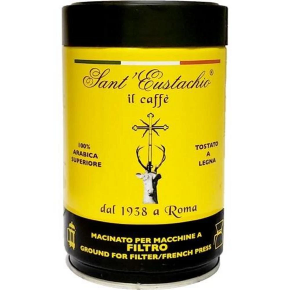 商品SantEustachio|Sant Eustachio Filtro Grind Coffee in can (Pack of 2),价格¥333,第1张图片