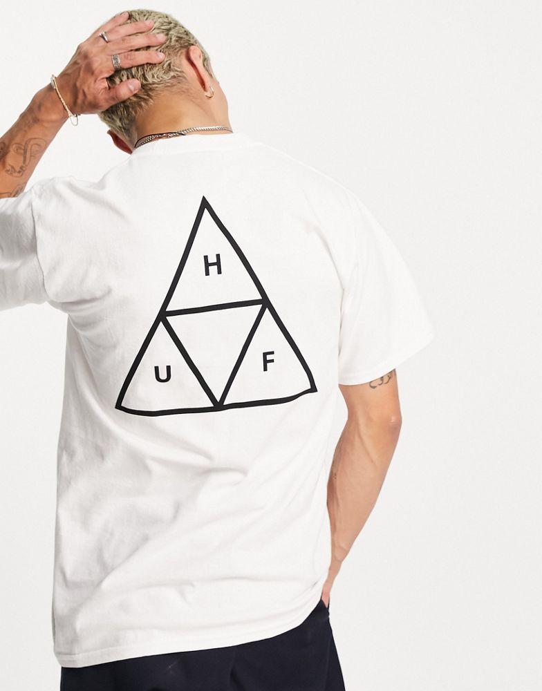 商品HUF|HUF essentials tt back print t-shirt in white,价格¥241,第1张图片