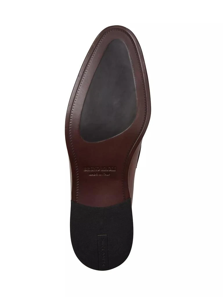 商品Bruno Magli|Silvestro Burnished Leather Loafers,价格¥2933,第5张图片详细描述