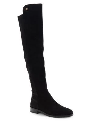 商品Stuart Weitzman|Keelan City Suede Over The Knee Boots,价格¥1778,第2张图片详细描述