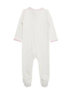 商品Tommy Hilfiger|Baby Girl's Logo Heart Graphic Footie,价格¥169,第2张图片详细描述