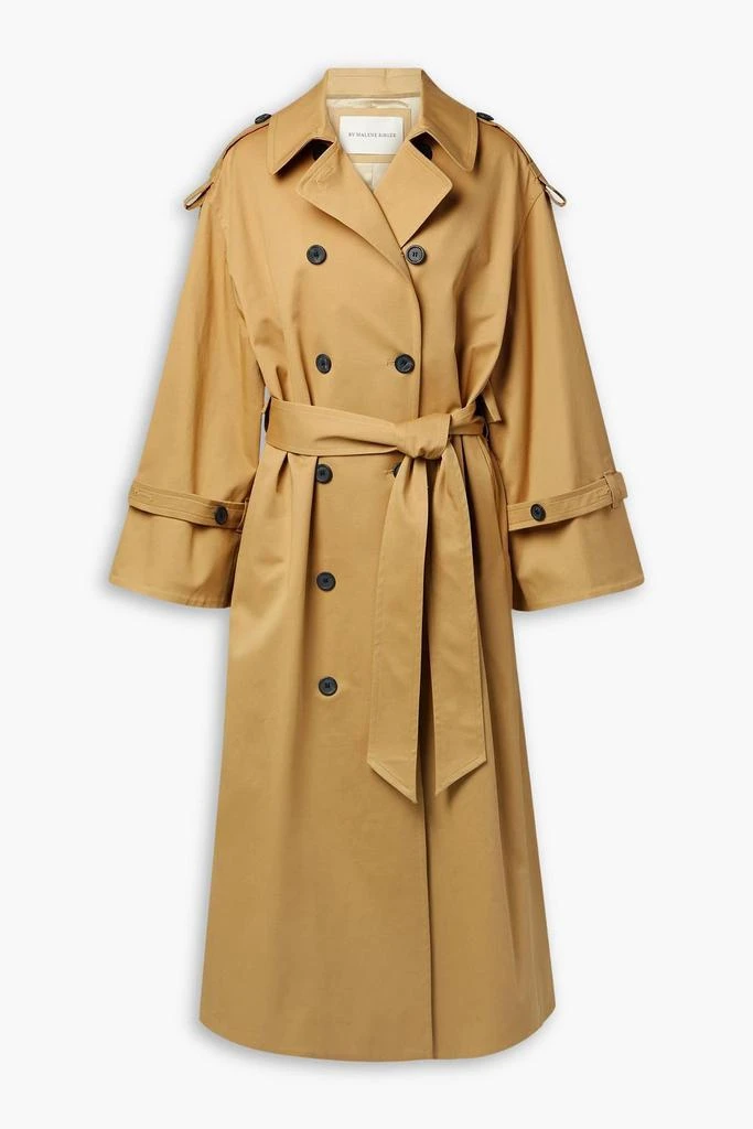 商品BY MALENE BIRGER|Alanis oversized double-breasted cotton-blend twill trench coat,价格¥4033,第1张图片