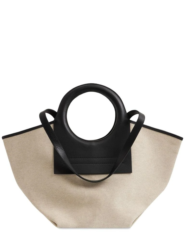 商品Hereu|Cala Small Canvas & Leather Tote Bag,价格¥3445,第5张图片详细描述