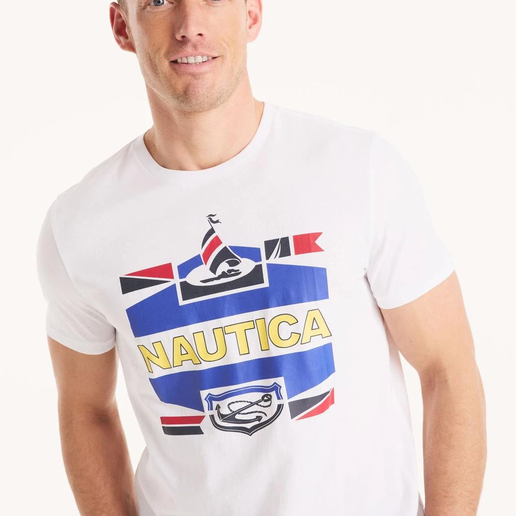 商品Nautica|Mens Logo Graphic T-Shirt,价格¥78,第2张图片详细描述