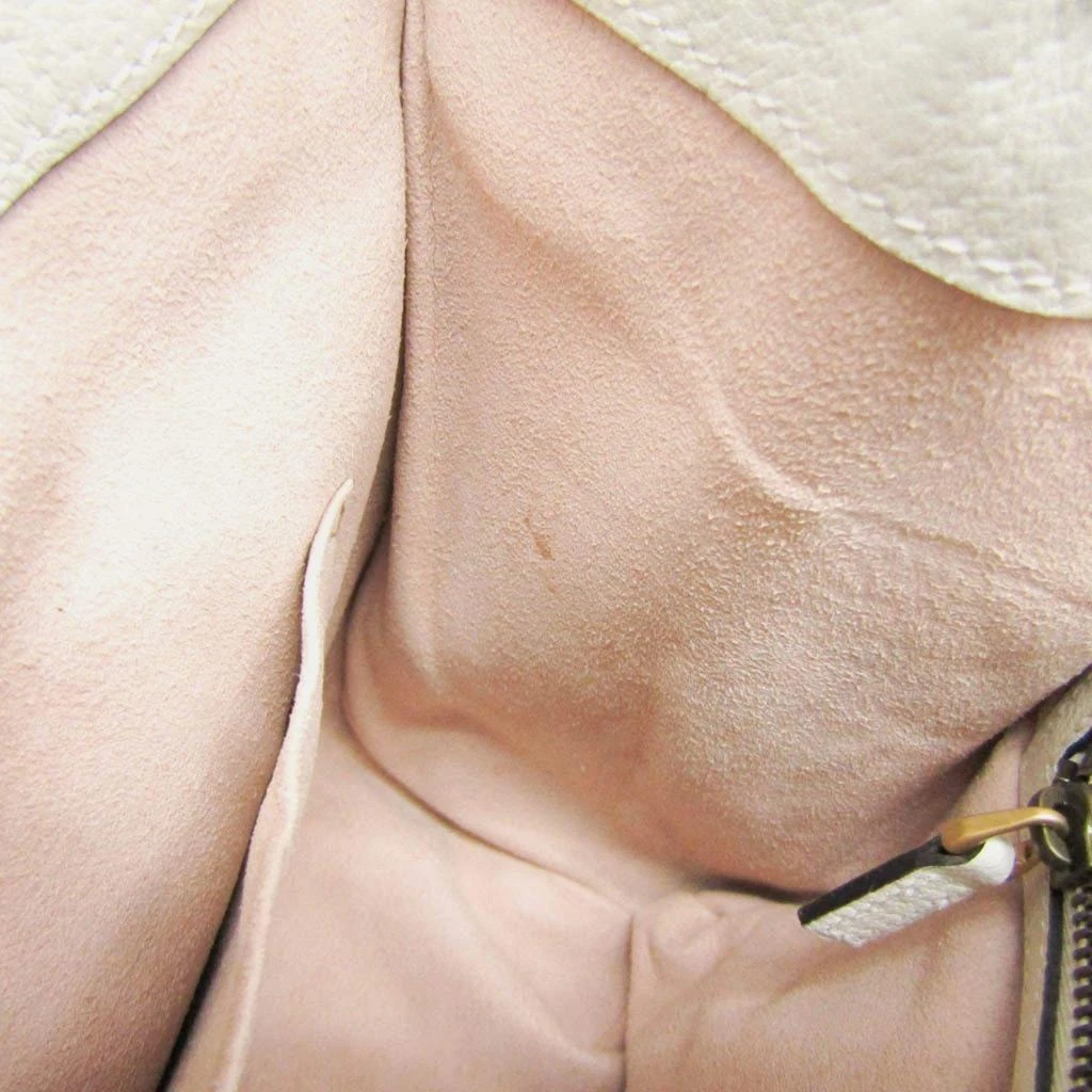 商品[二手商品] Gucci|Gucci White Leather Sherry Line Totem Butterfly Shoulder Bag,价格¥5976,第5张图片详细描述