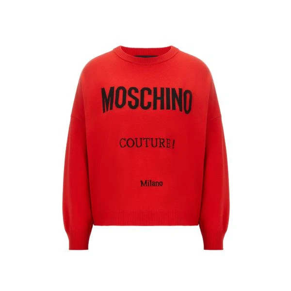 商品Moschino|Pull oversize en laine vierge,价格¥3257,第1张图片