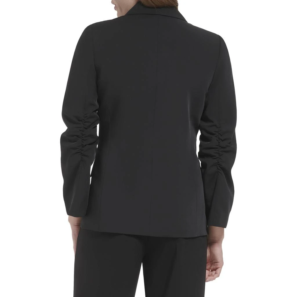 商品Calvin Klein|One-Button Jacket with Ruched Sleeve,价格¥670,第2张图片详细描述