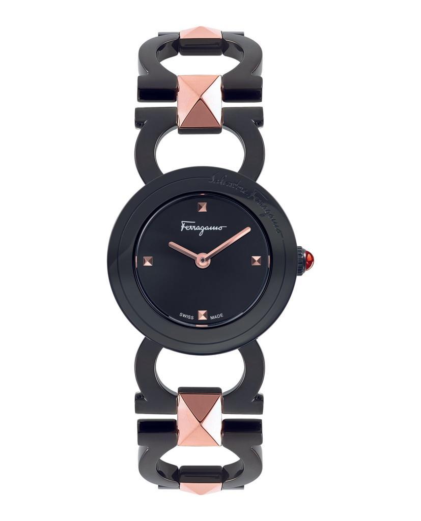 商品Salvatore Ferragamo|Double Gancini Stud Bracelet Watch,价格¥8736,第1张图片