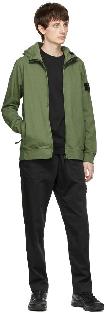 商品Stone Island|Green Cotton Hoodie,价格¥2303,第5张图片详细描述