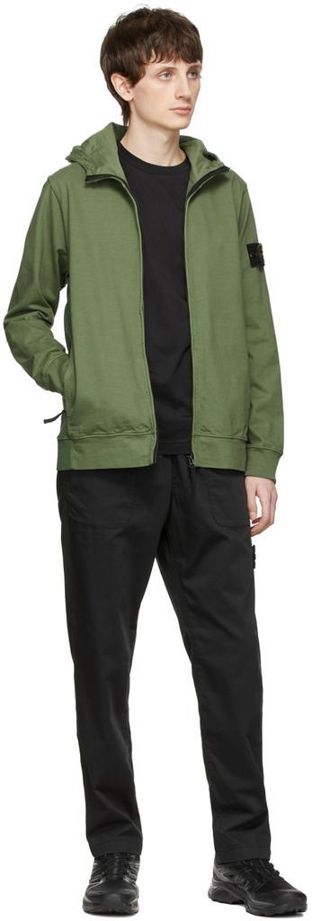 商品Stone Island|Green Cotton Hoodie,价格¥3988,第7张图片详细描述