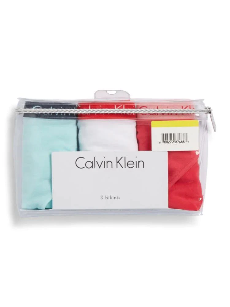 商品Calvin Klein|Pure Seamless 3 Pack Bikini,价格¥112,第4张图片详细描述