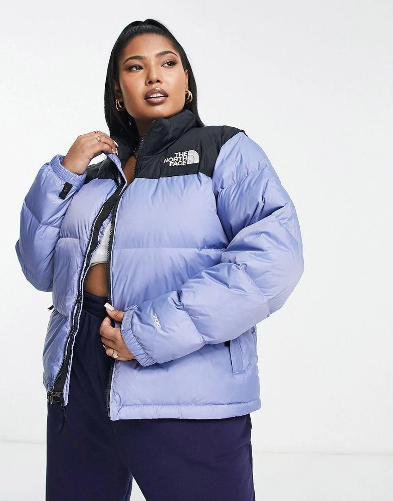 商品The North Face|The North Face Plus 1996 Retro Nuptse down jacket in blue,价格¥2825,第1张图片