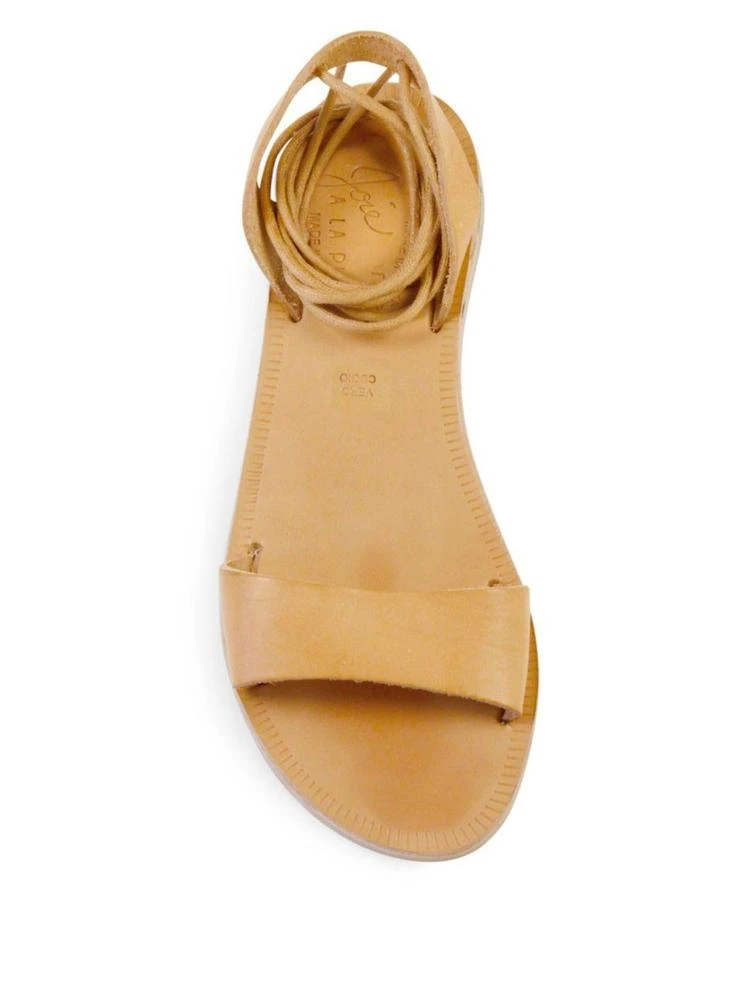 商品Joie|Pietra Leather Ankle-Wrap Sandals,价格¥535,第4张图片详细描述