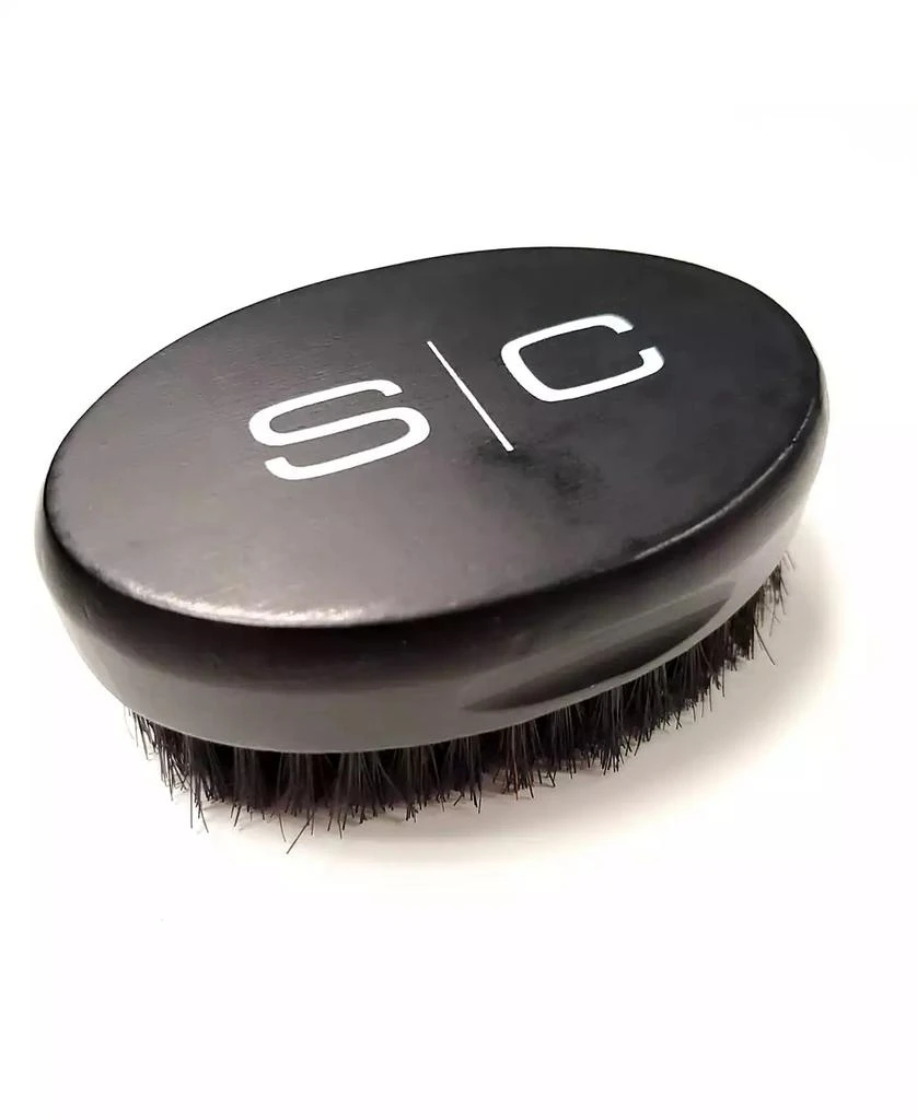 商品StyleCraft Professional|Barber Oval Military-Inspired Hair Brush 100% Natural Boar Bristles with Wood Palm Handle,价格¥156,第3张图片详细描述