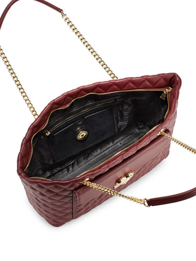 商品Moschino|Quilted Faux Leather Tote,价格¥944,第2张图片详细描述
