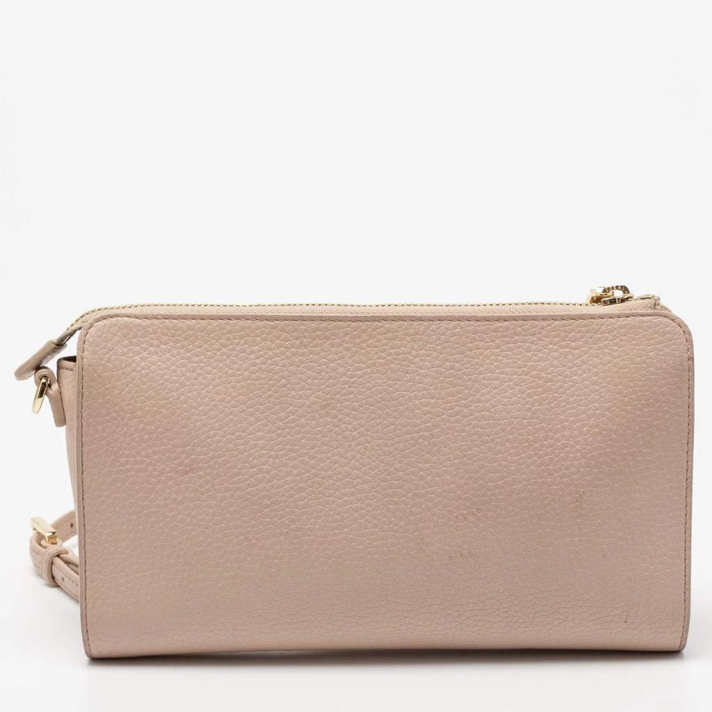 商品[二手商品] Tory Burch|Tory Burch Beige Leather Robinson Crossbody Bag,价格¥829,第4张图片详细描述