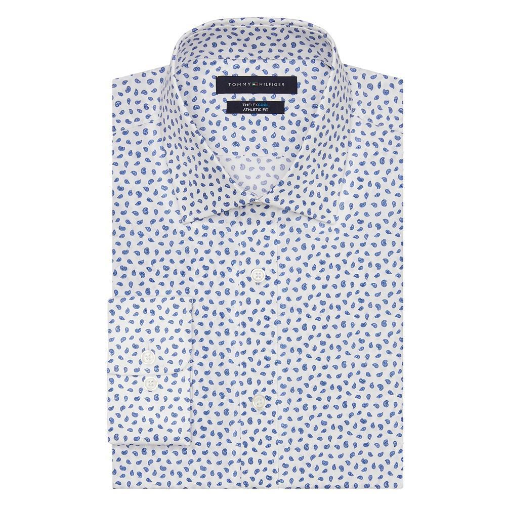 商品Tommy Hilfiger|Men's Flex Cool Athletic Fit Dress Shirt,价格¥233,第1张图片