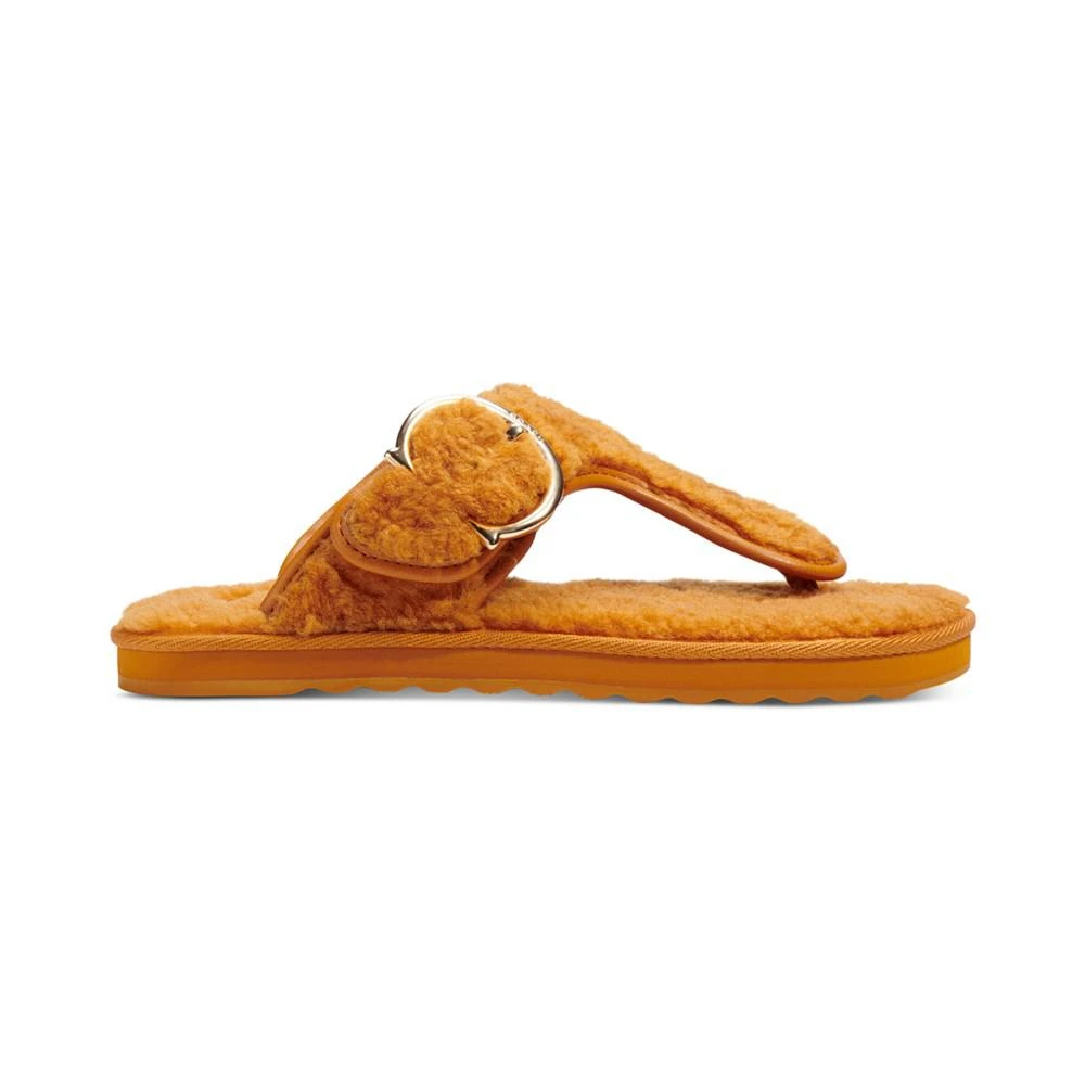 商品Coach|Women's Hollie Cozy T-Strap Slippers,价格¥447,第2张图片详细描述