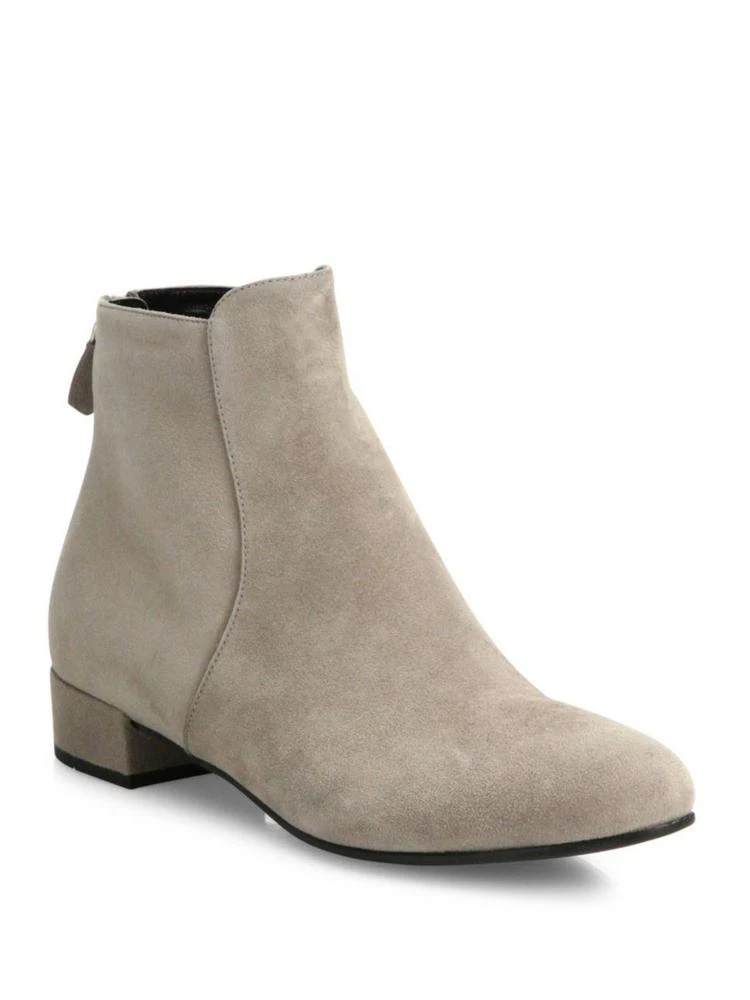 商品Prada|Suede Block Heel Booties,价格¥2250,第1张图片